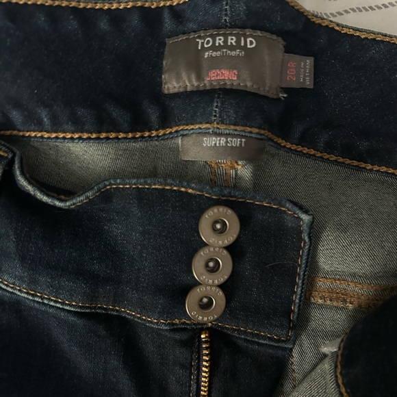Torrid Super soft jeggings Dark Blue Jeans - Picture 1 of 6